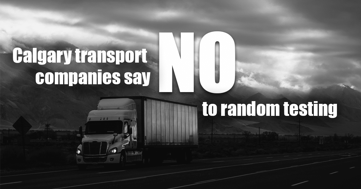 Calgary transport companies say no to random testing
