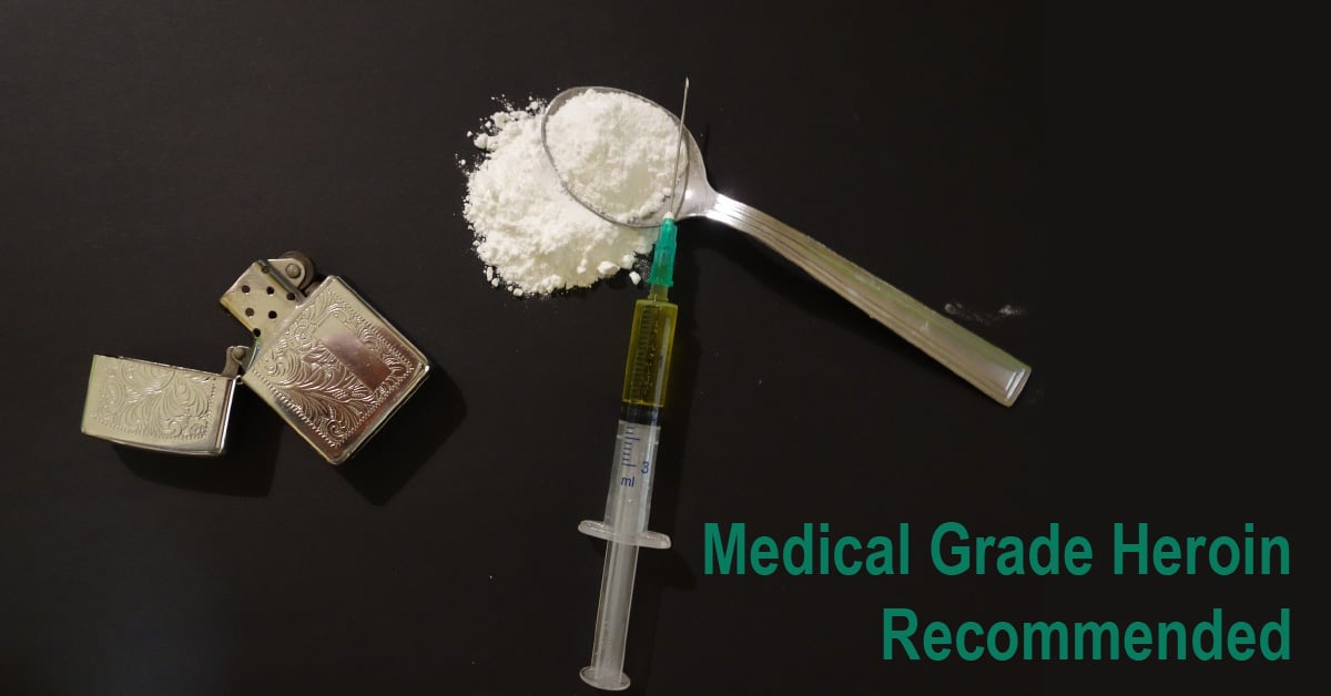 Research group recommends medical grade heroin for severe addicts