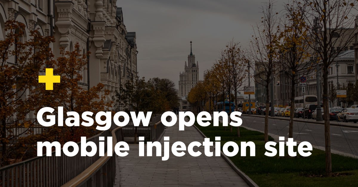 Mobile drug injection site begins operating in Glasgow