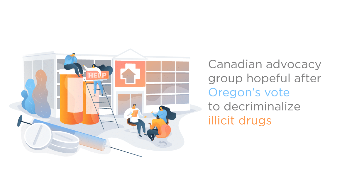 Canadian advocacy group hopeful after Oregon’s vote to decriminalize illicit drugs