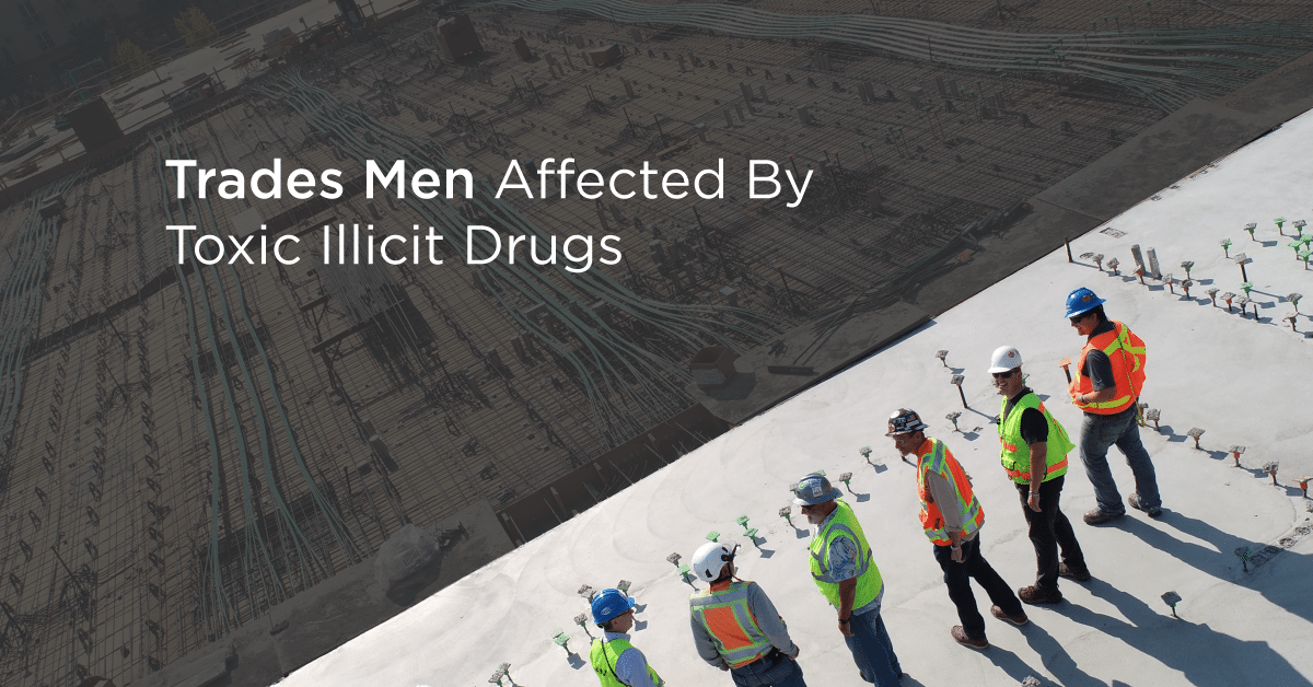 Numbers of overdose deaths for men in trades continues growing