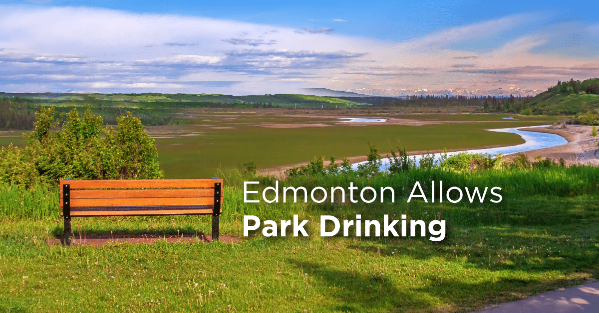 Edmonton allows park drinking