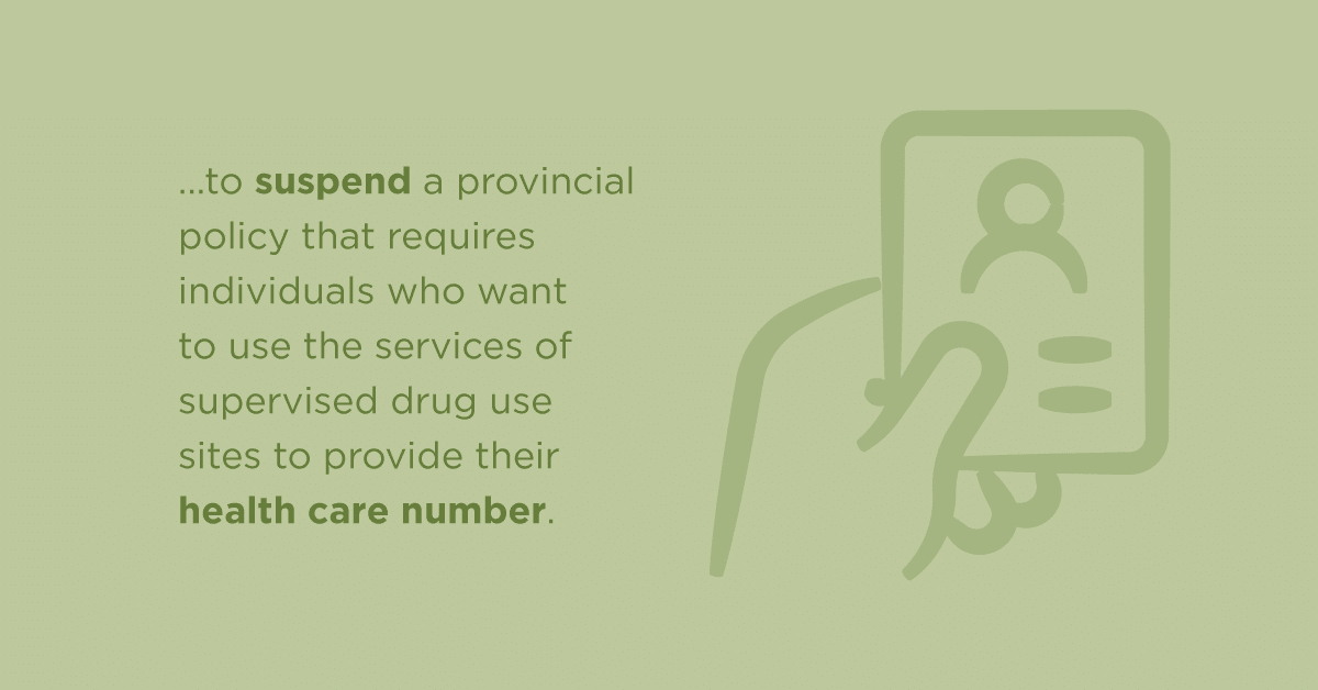 Alberta’s top court dismisses challenge of ID requirement at supervised drug use sites