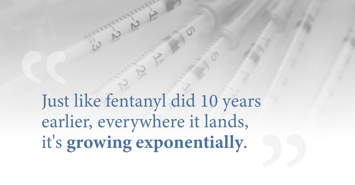 New veterinary tranquilizer appears in illicit drug supply