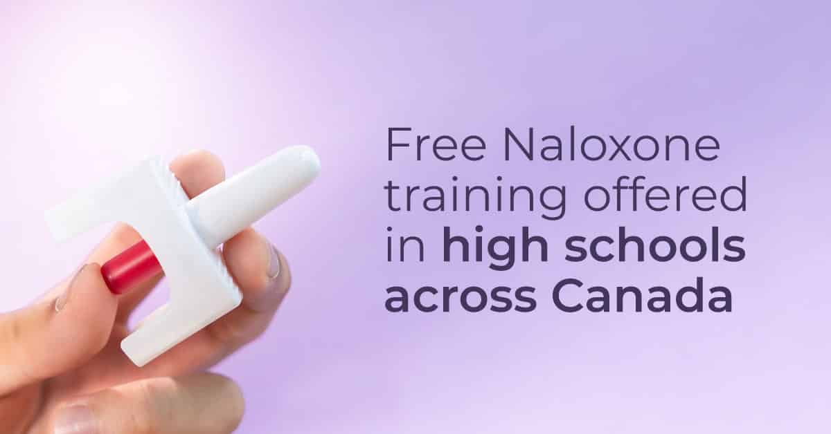 High school students learn how to administer naloxone