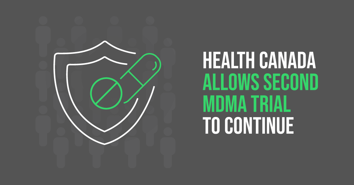 Health Canada allows second MDMA trial to continue