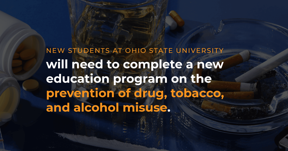 Ohio State University offers program to support drug and alcohol misuse prevention