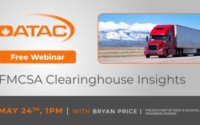 DATAC Webinar: FMCSA Clearinghouse Insights