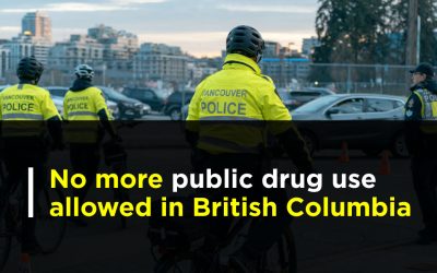 Public drug use now prohibited in British Columbia