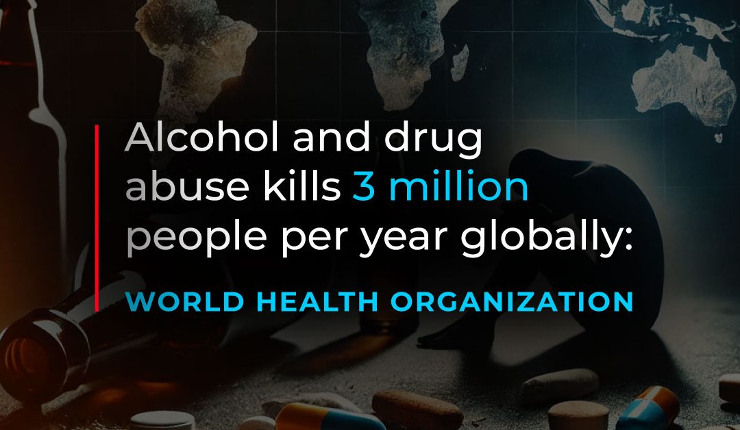 Alcohol and drug abuse kills 3 million people per year globally: World Health Organization
