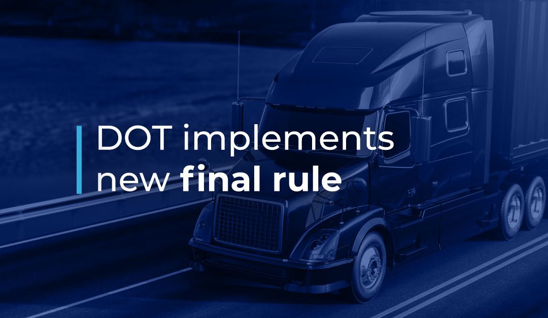 New final rule posted for the CFR