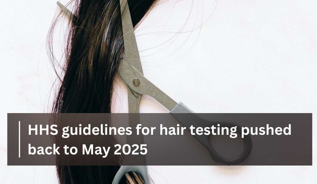 Release of new U.S. hair testing guidelines delayed until May 2025