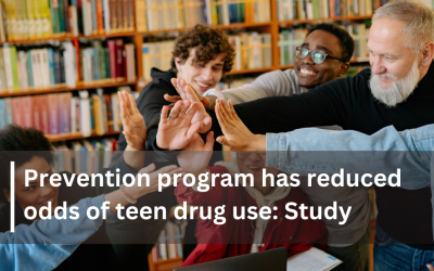 Prevention program has reduced odds of teen drug use: Study