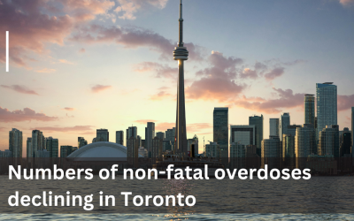 Numbers of non-fatal overdoses are declining in Toronto