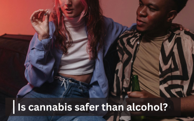 Is cannabis safer than alcohol?