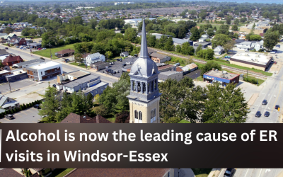 Alcohol is now the leading cause of ER visits in Windsor-Essex