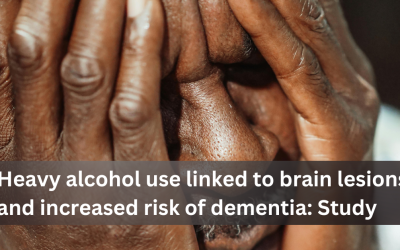 Heavy alcohol use linked to brain lesions and increased dementia risk: New study