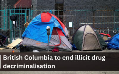 British Columbia to end illicit drug decriminalization
