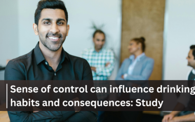 Sense of control can influence drinking habits and consequences: Study