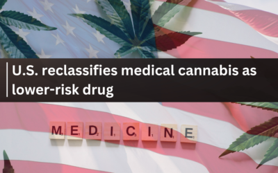 U.S. reclassifies medical cannabis as lower-risk drug