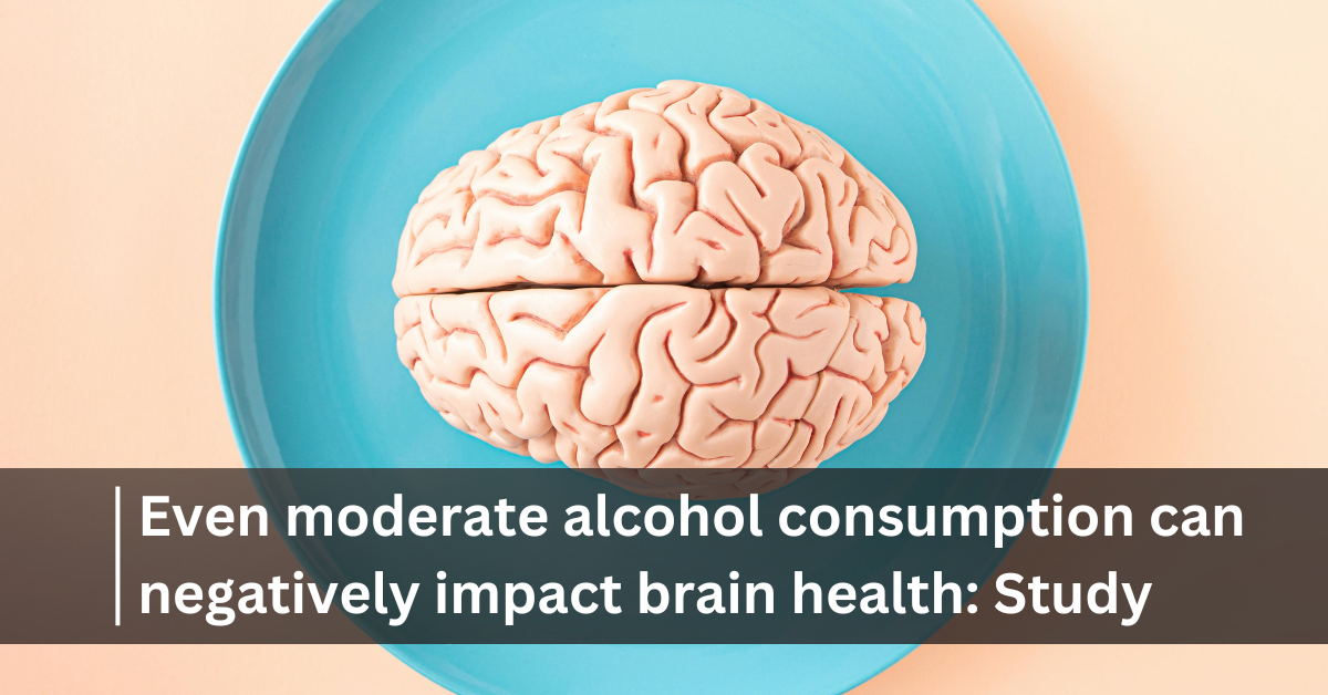 small amount of alcohol negatively impact brain