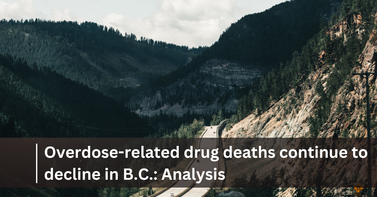 BC overdose death continue to decline