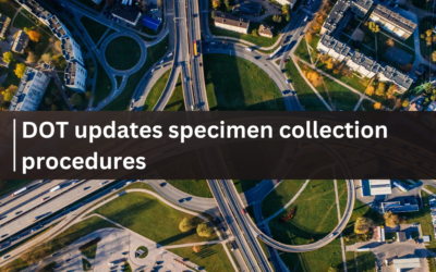 DOT updates specimen collection procedures