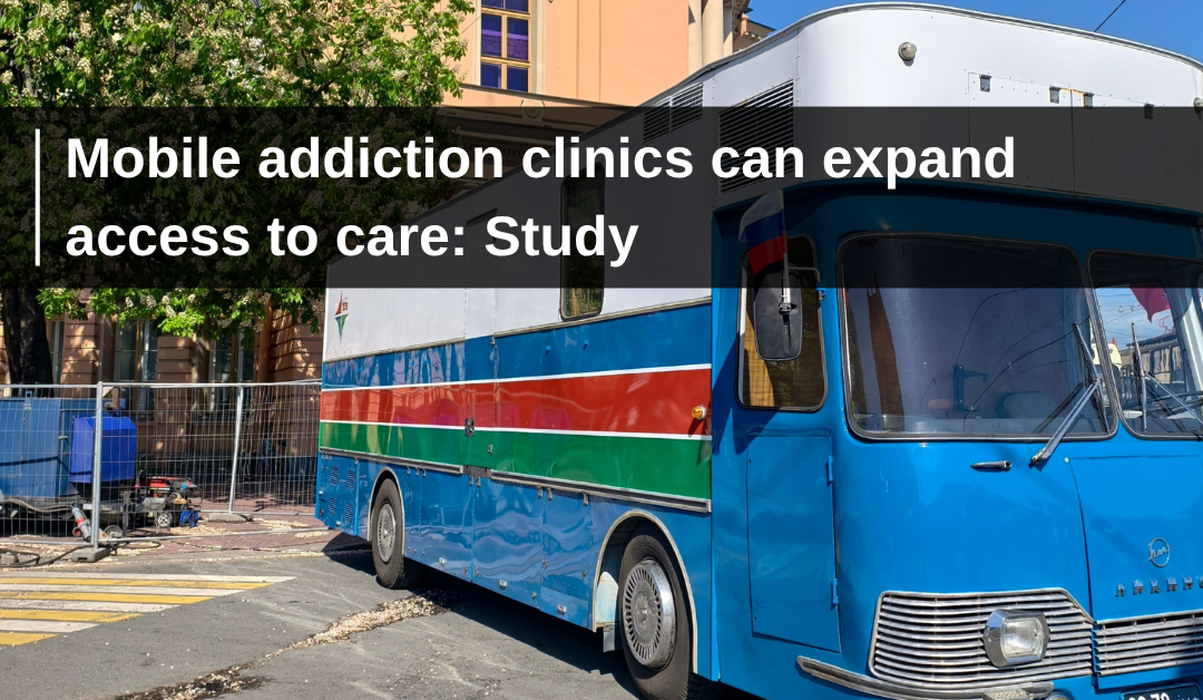 Mobile addiction clinics can expand access to care: Study